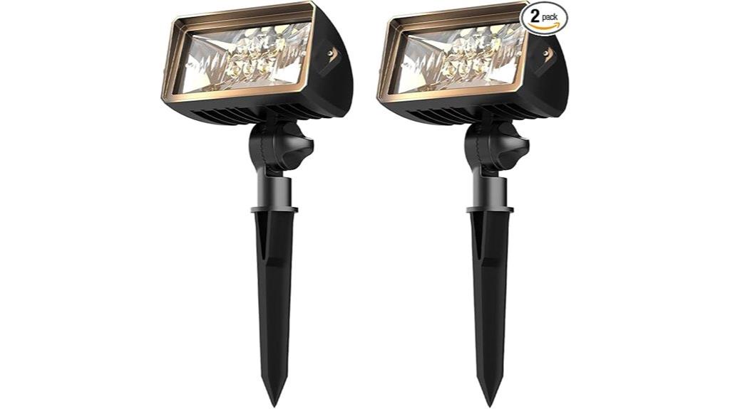 two pack low voltage spotlights