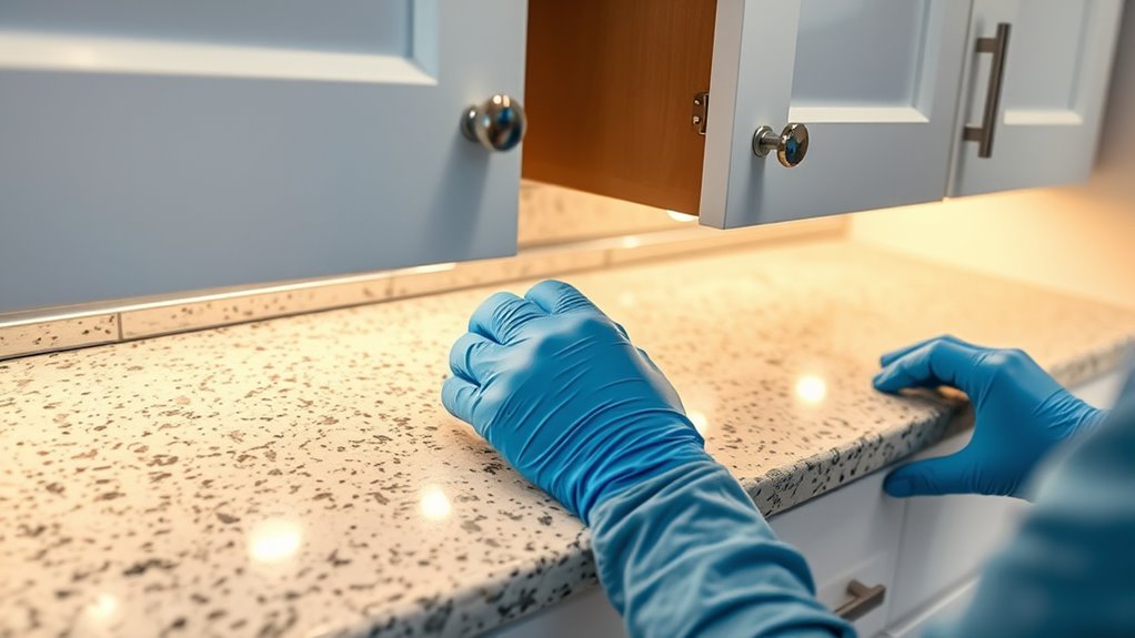 under cabinet lighting installation