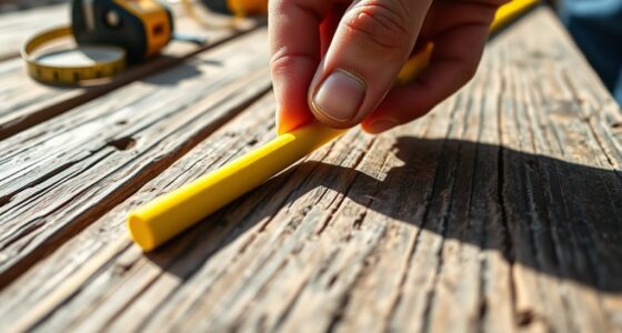 using chalk line for marking