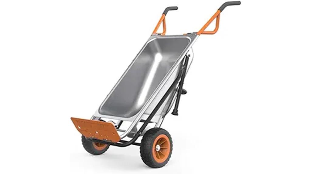versatile heavy duty garden cart