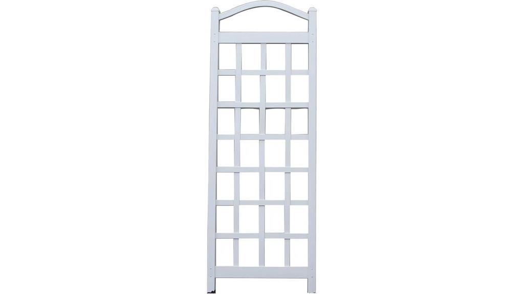 vinyl trellis plant support