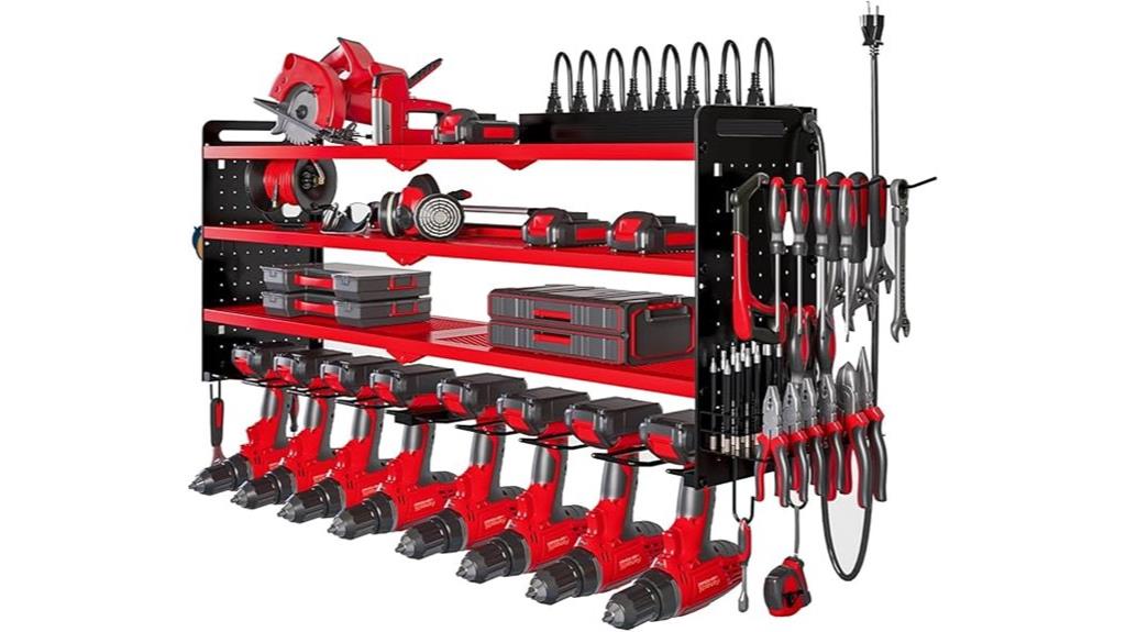 wall mounted power tool station