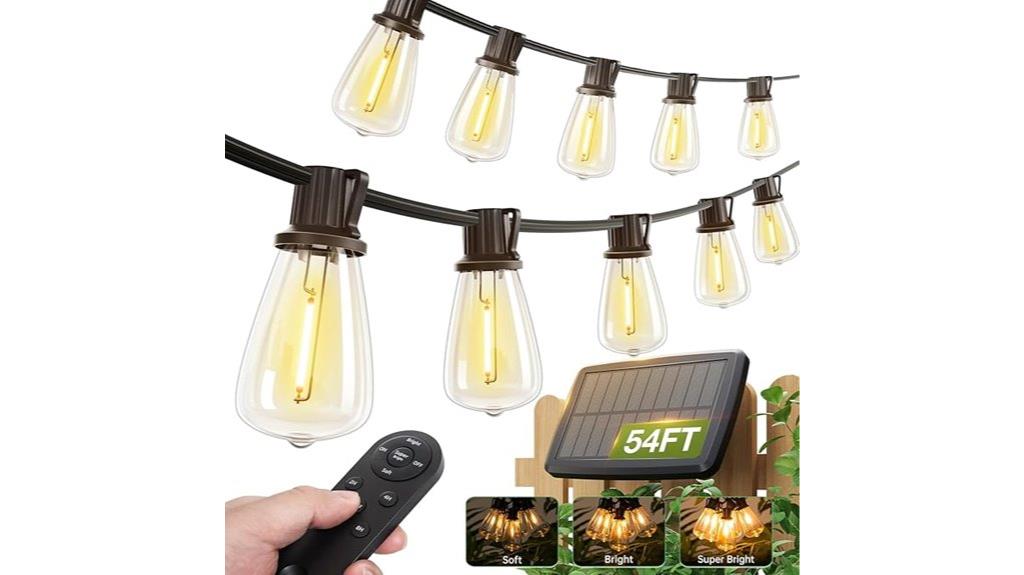 waterproof solar string lights