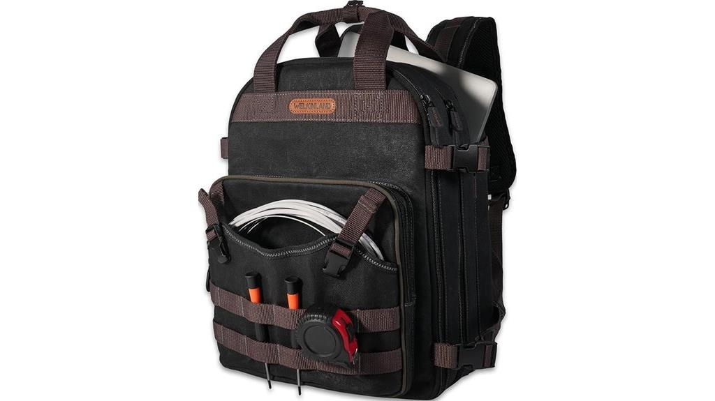 waterproof wax canvas tool bag