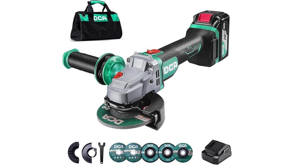 wireless 20v angle grinder