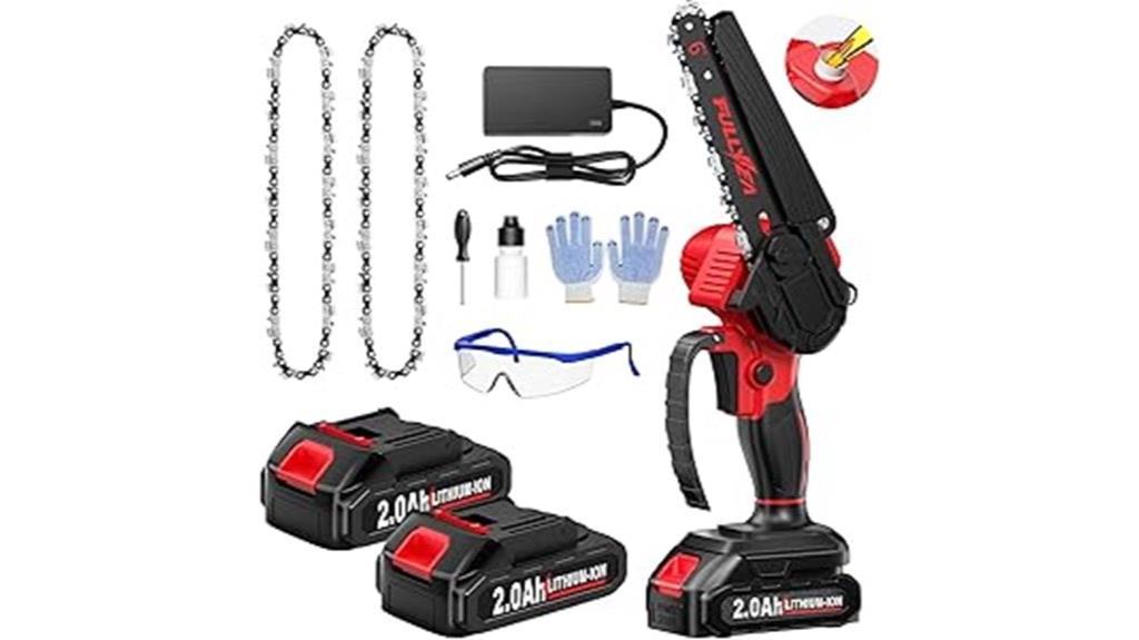 wireless 6 inch chainsaw kit
