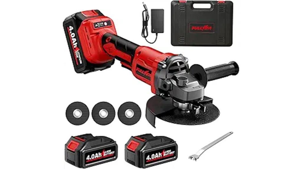 wireless cordless angle grinder