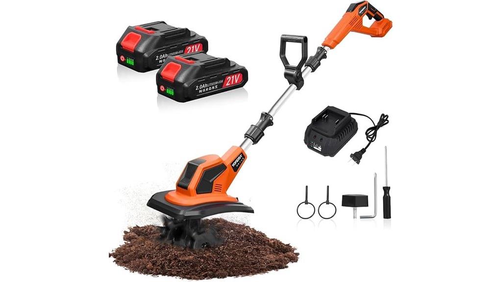 wireless garden tiller