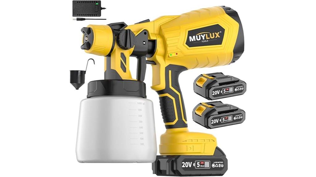 wireless paint sprayer battery