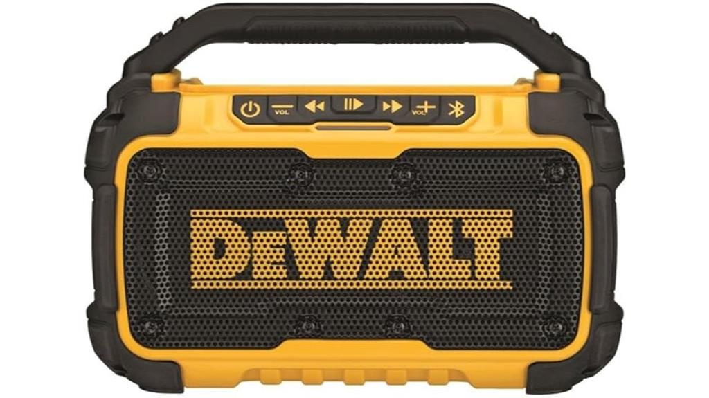 wireless portable jobsite speaker