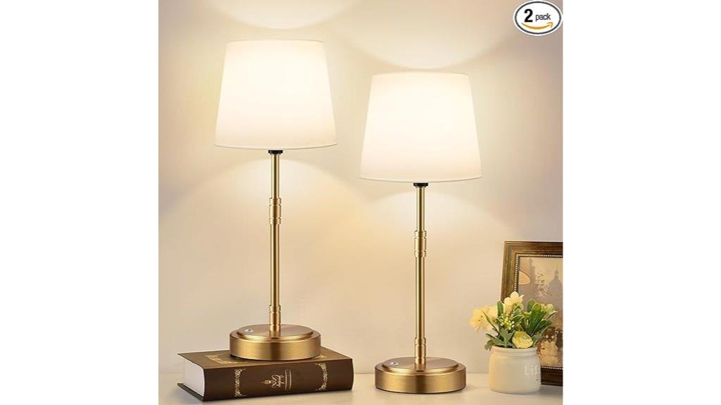 wireless rechargeable lamp set