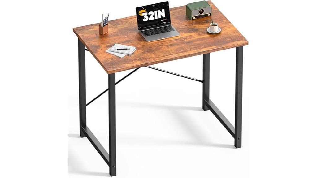 wood brown office desk