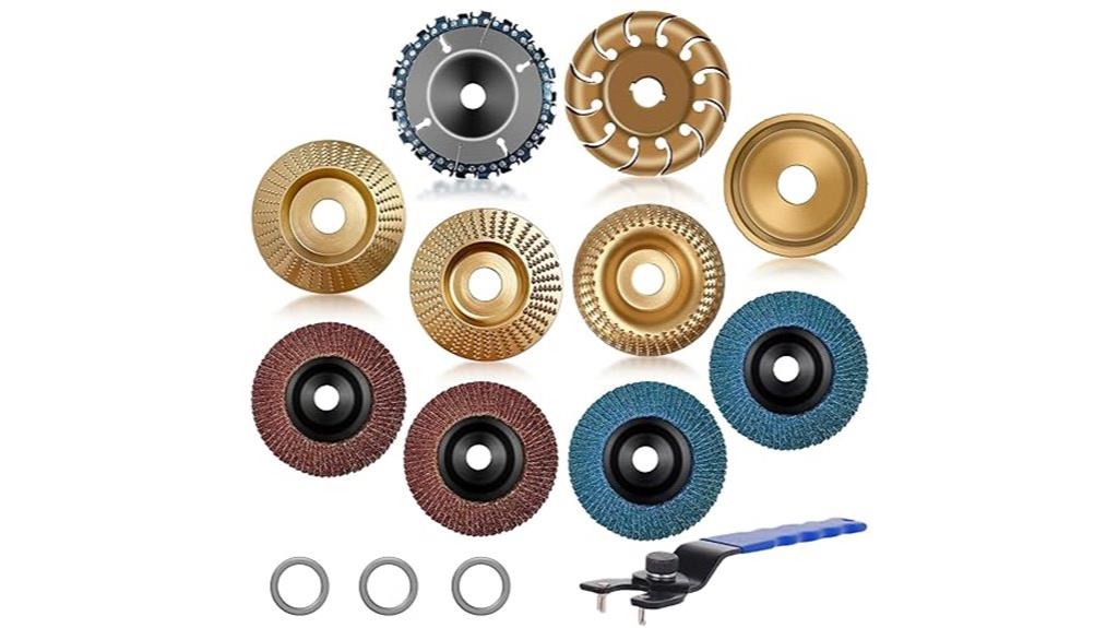 wood carving disc set