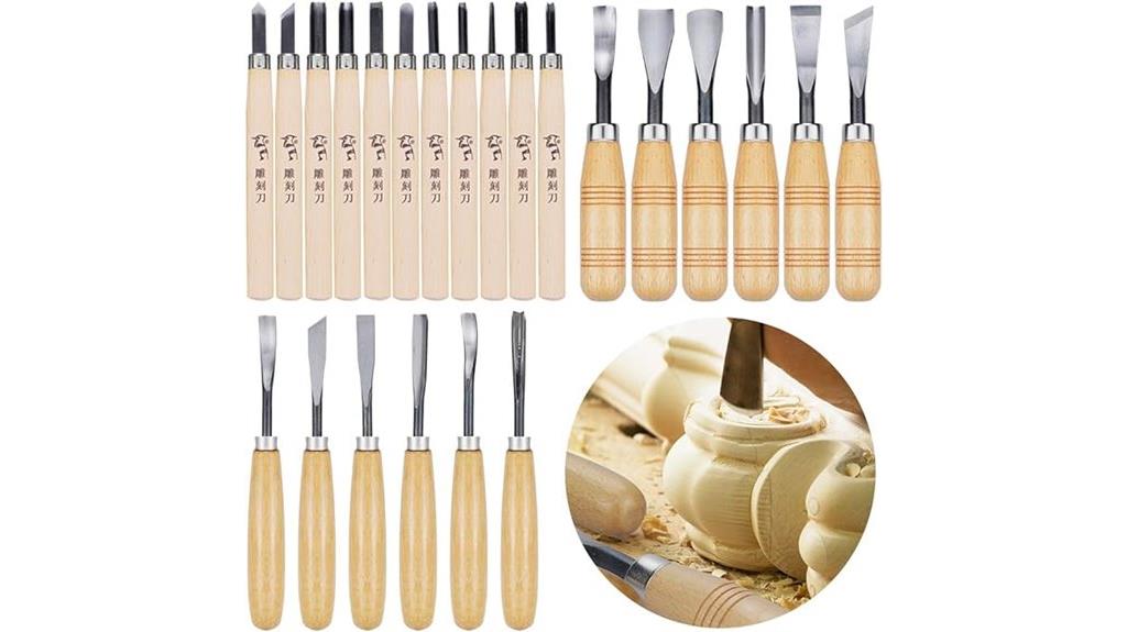 wood knife kit set