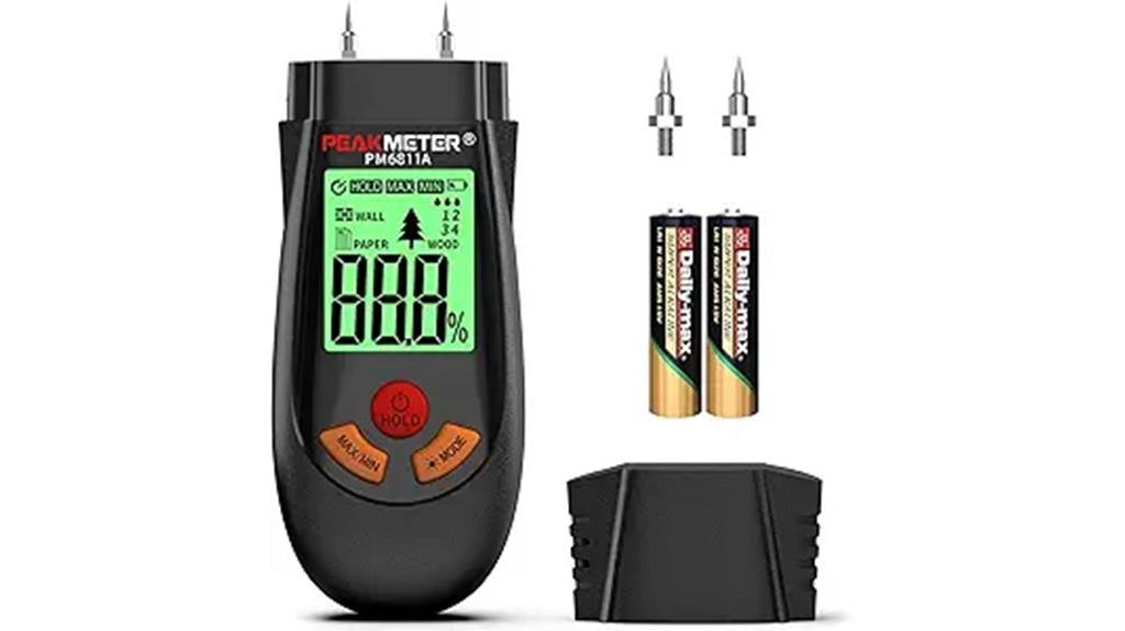 wood moisture meter lcd