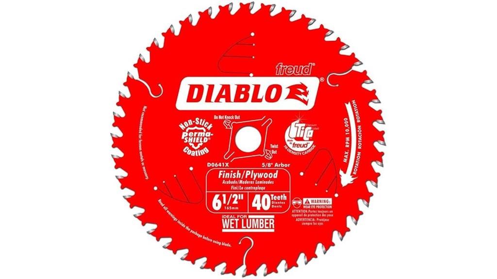 woodworking finish trim blade