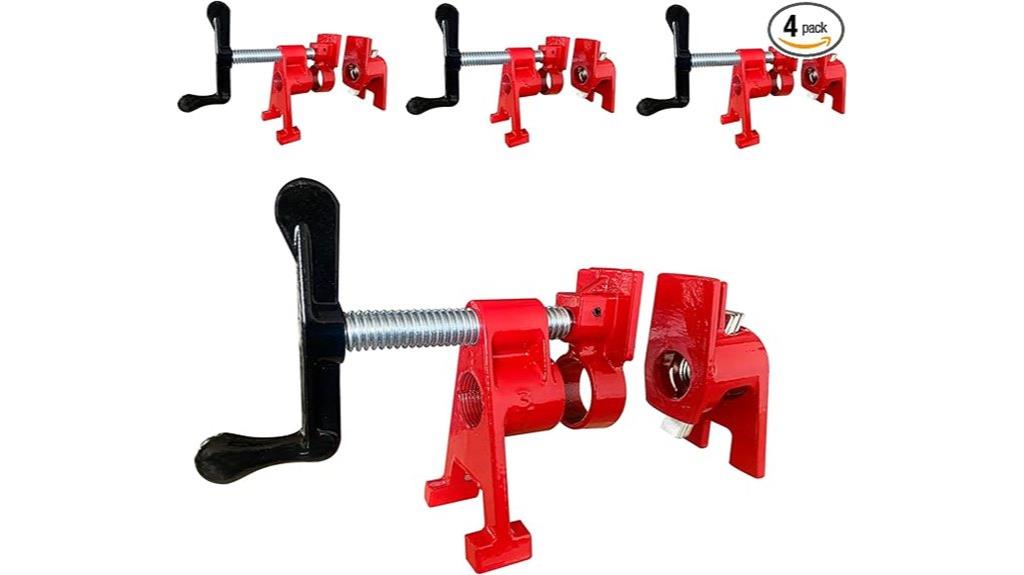woodworking pipe clamp set