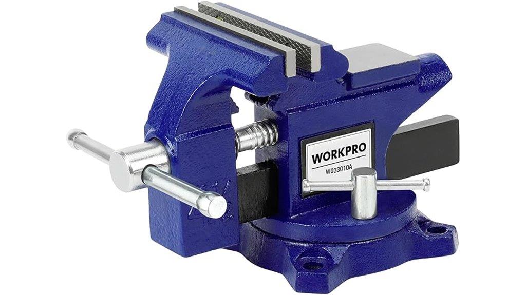 workbench vise with swivel