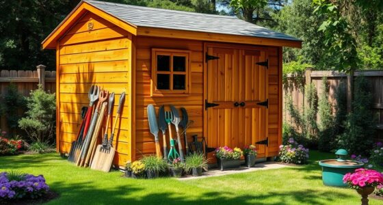 backyard tool shed construction