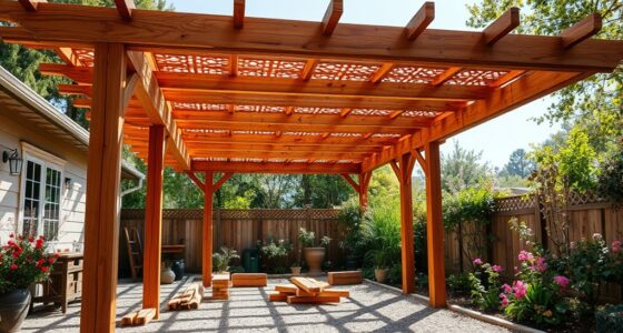 build a stylish shaded structure