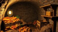 building underground food storage