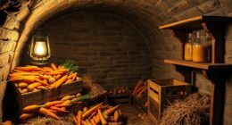 building underground food storage