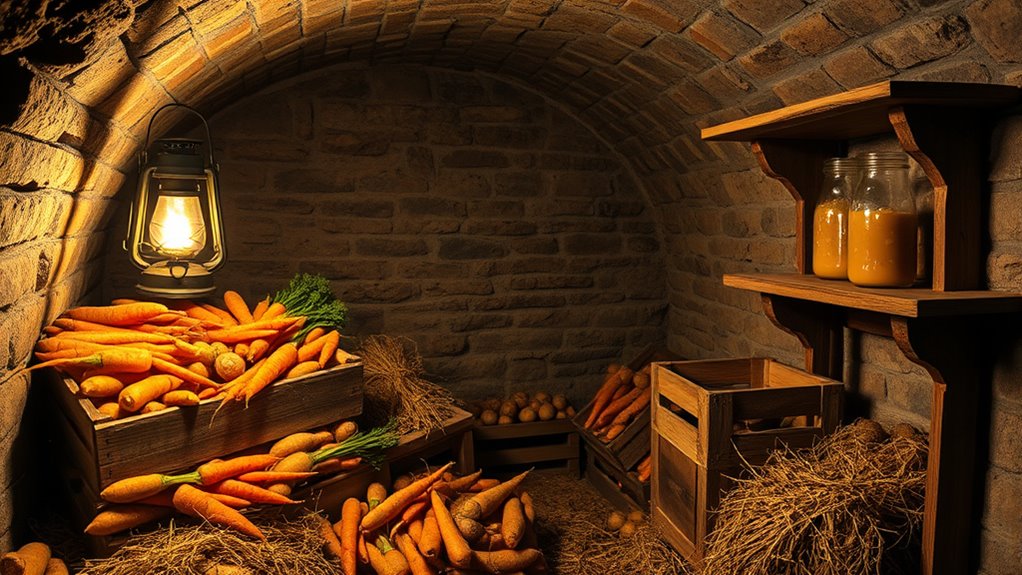 building underground food storage