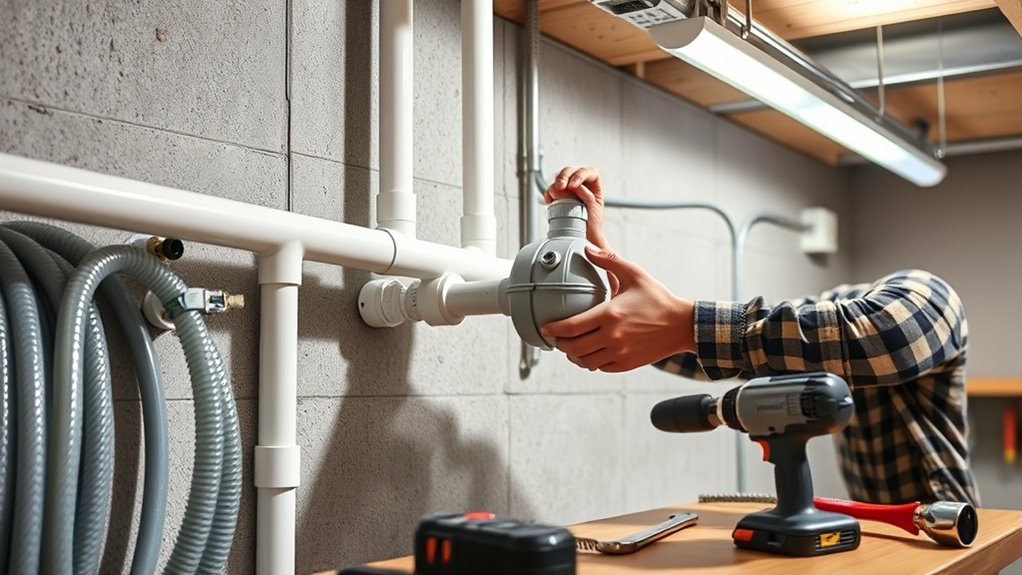 central vacuum system installation