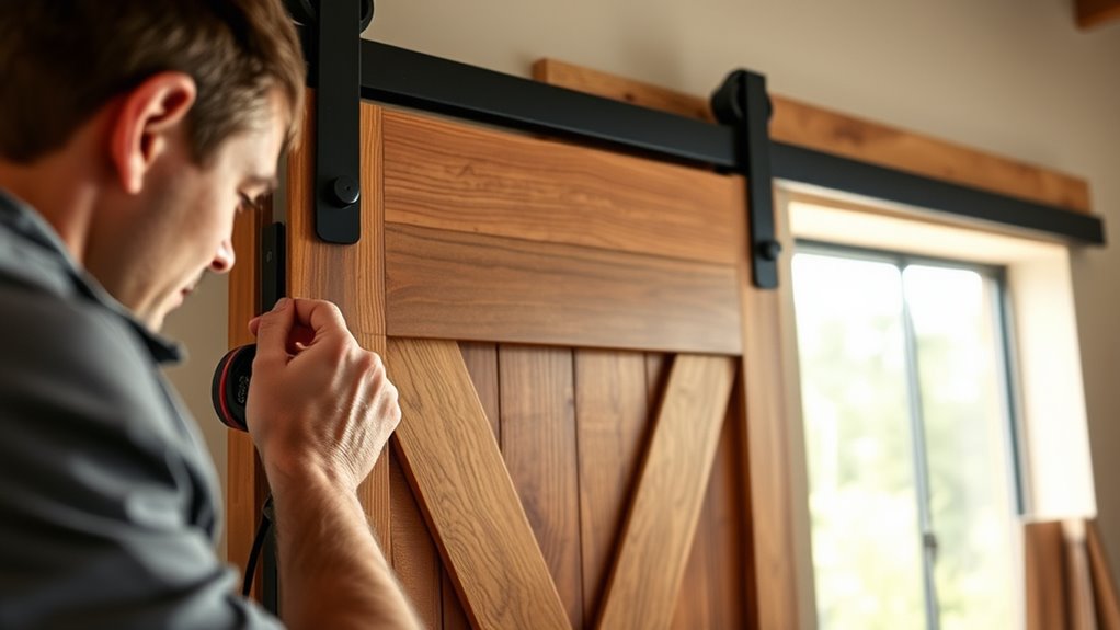 choose stylish barn door hardware