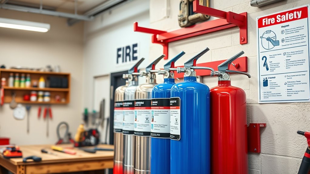 choosing workshop fire extinguishers