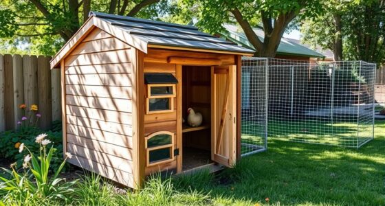 constructing backyard chicken coop
