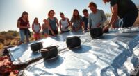 constructing eco friendly solar cooker
