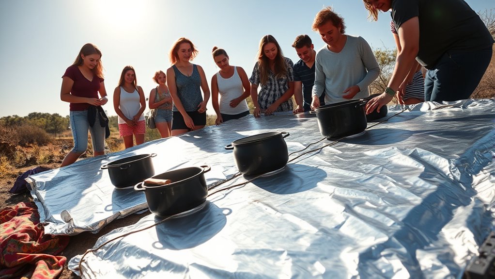 constructing eco friendly solar cooker