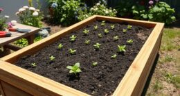constructing elevated vegetable garden