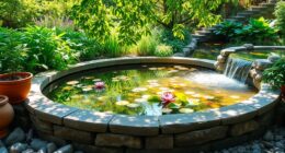 create a miniature pond