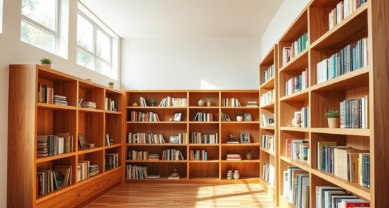 create custom built bookcase