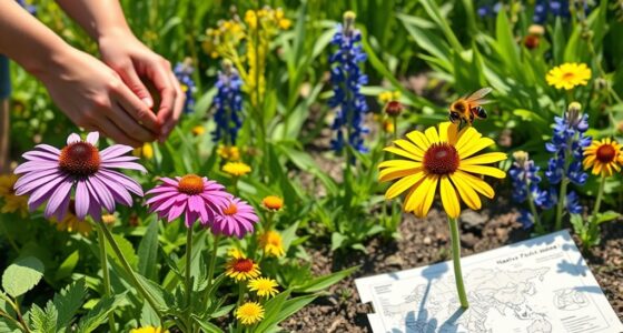 create native pollinator garden
