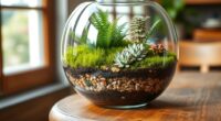 creating a miniature plant environment