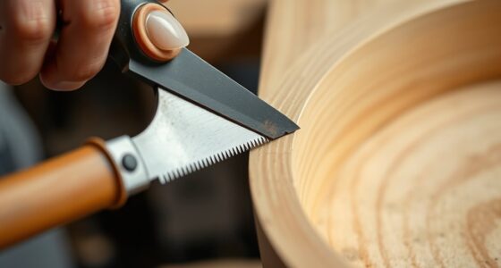 cutting curves with saw