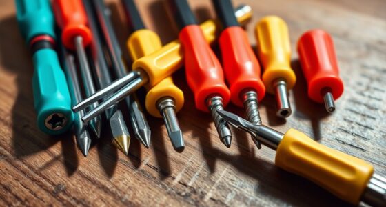 different screwdrivers for tasks