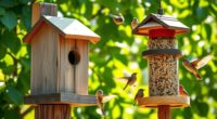 diy birdhouse and feeder