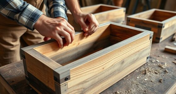 diy recycled wood planters