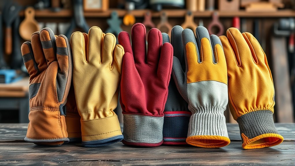 durable grippy work gloves