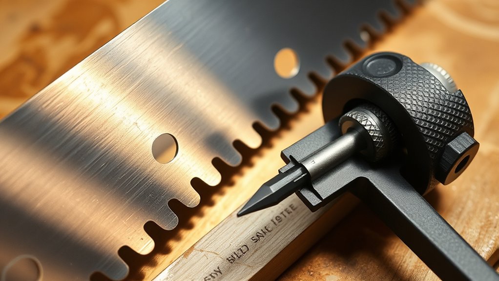 ensure precise blade and teeth