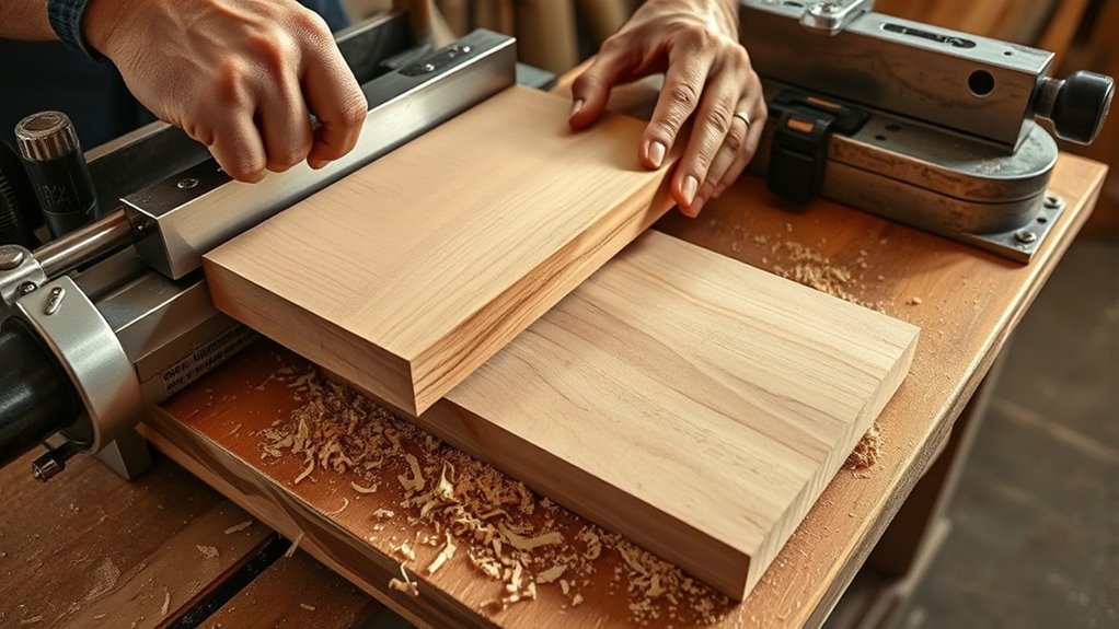 ensure proper grain alignment