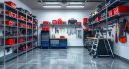 garage tool storage shelves