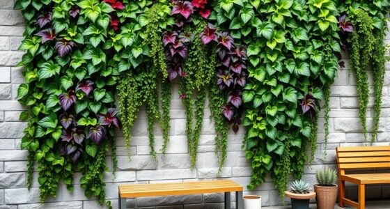 indoor and outdoor living walls