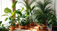 indoor tropical plant decor