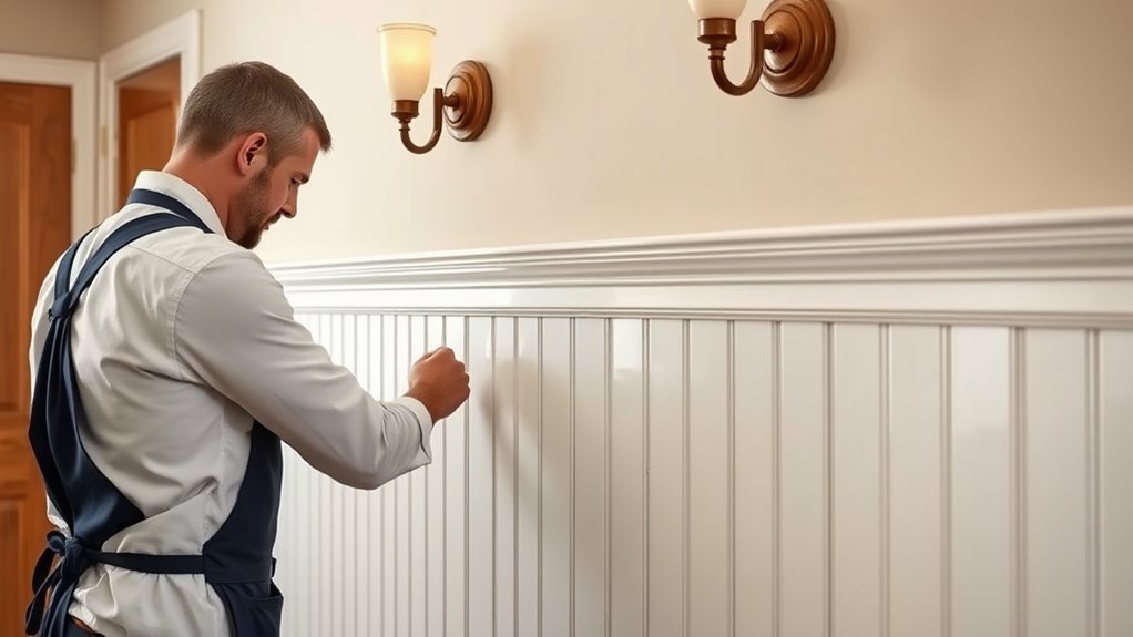 installing elegant wall panels