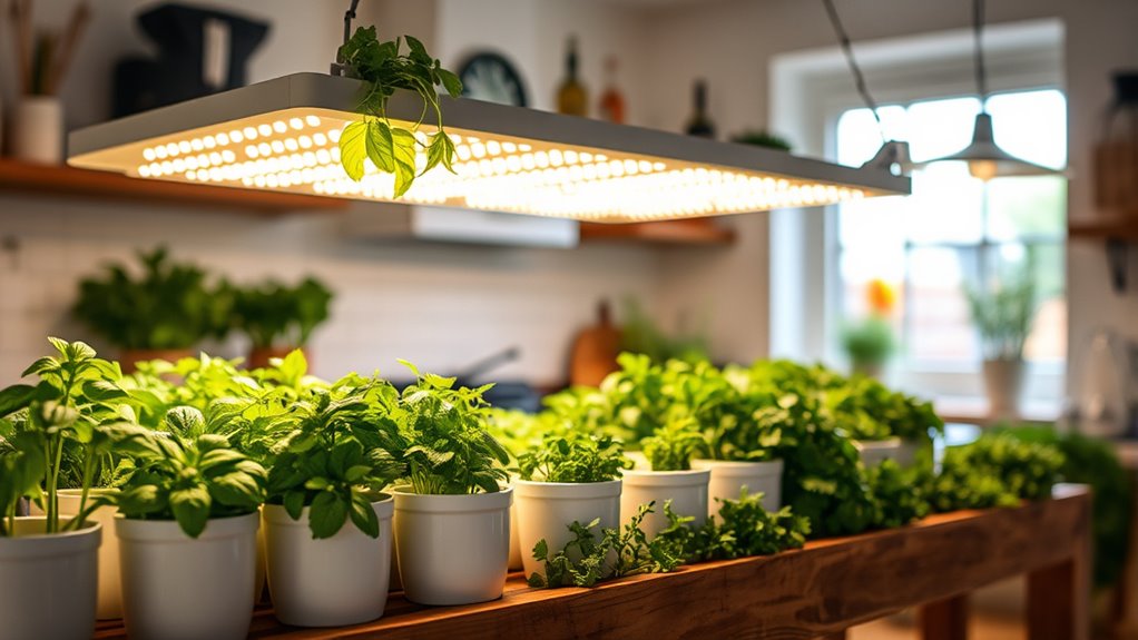 optimal indoor herb growing